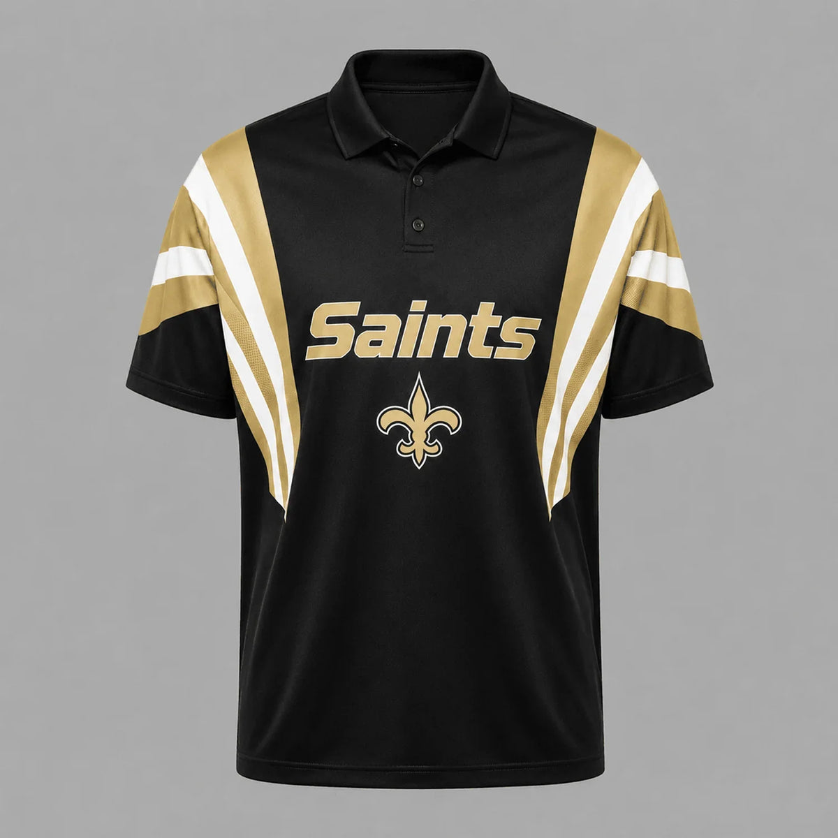 [SPECIAL OFFER] NEW CUSTOMIZED NFL24 NOS NEW ORLEANS SAINTS POLO SHIRT