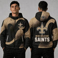 [SPECIAL OFFER] NEW CUSTOMIZED NFL24 NOS NEW ORLEANS SAINTS WINDBREAKER JACKET
