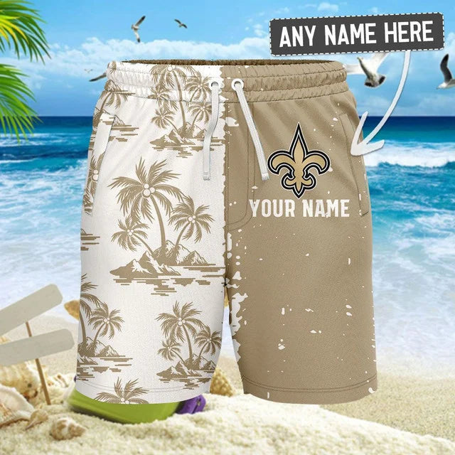 [SPECIAL OFFER] NEW CUSTOMIZED NFL24 NOS NEW ORLEANS SAINTS UNISEX HAWAIIAN SHIRT & SHORTS SET