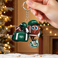 [SPECIAL OFFER] NEW CUSTOMIZED NFL25 NYJ NEW YORK JETS ACRYLIC KEYCHAIN