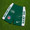 [SPECIAL OFFER] NEW CUSTOMIZED NFL25 NYJ NEW YORK JETS SHORT PANTS