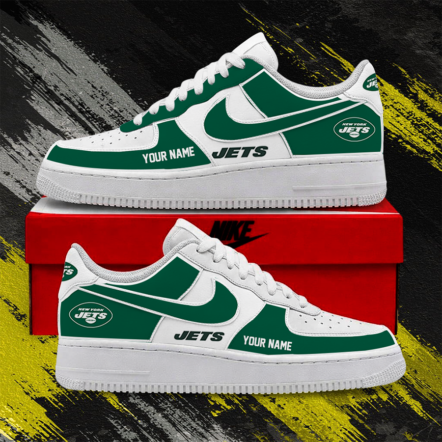 [SPECIAL OFFER] NEW CUSTOMIZED NFL25 NYJ NEW YORK JETS AF1 SHOES