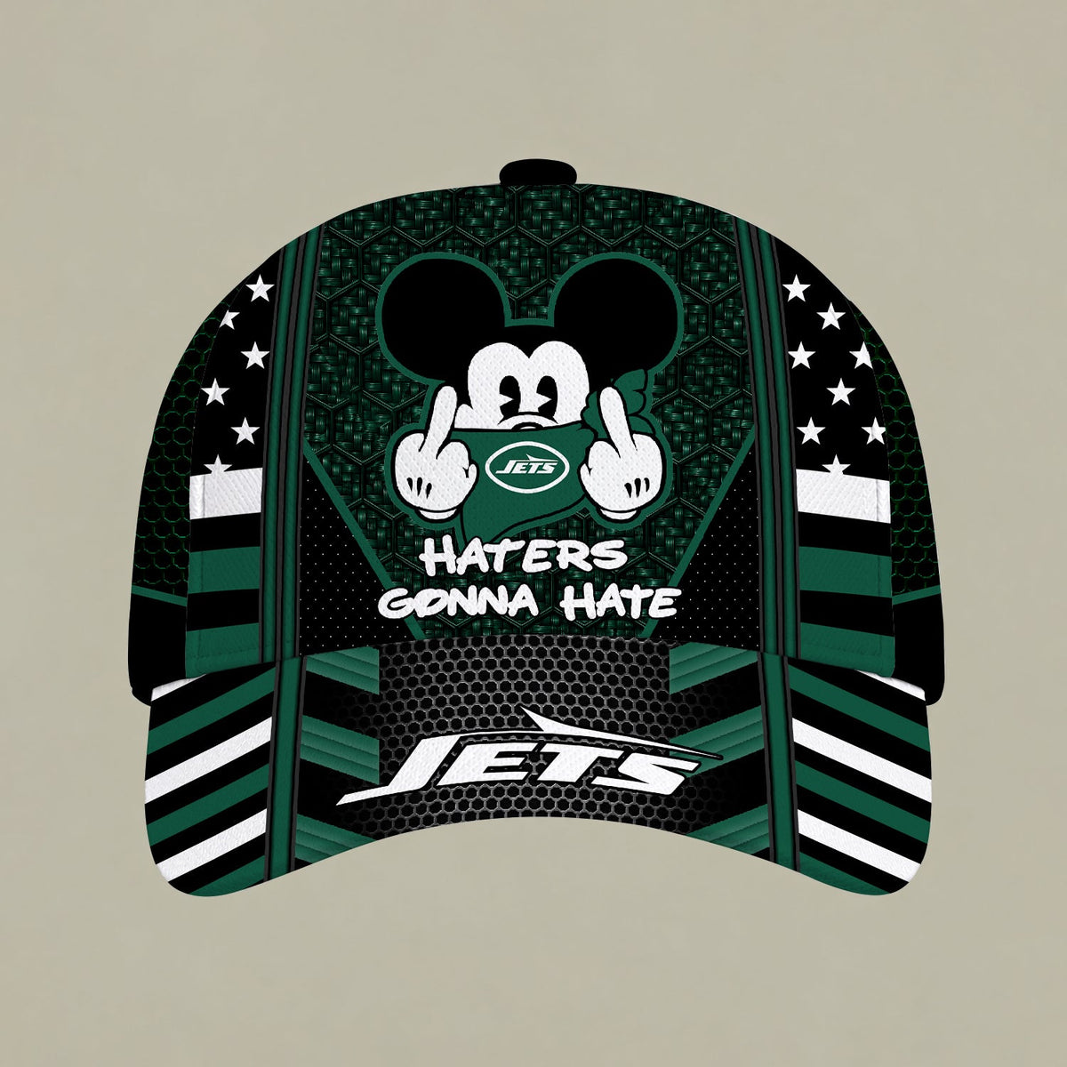 [SPECIAL OFFER] NEW CUSTOMIZED NFL25 NYJ NEW YORK JETS CLASSIC CAP