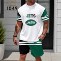 [SPECIAL OFFER] NEWCUSTOMIZED NFL25 NYJ NEW YORK JETS UNISEX T-SHIRT & SHORTS SET