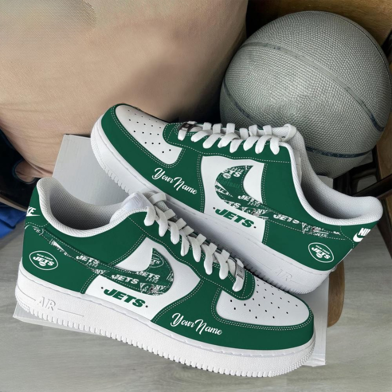 [SPECIAL OFFER] NEW CUSTOMIZED NFL25 NYJ NEW YORK JETS AF1 SNEAKERS