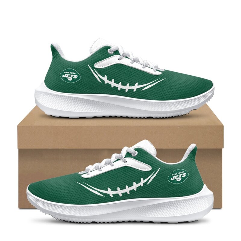 [SPECIAL OFFER] NEW CUSTOMIZED NFL25 NYJ NEW YORK JETS ROAD RUNNING SHOES