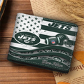 [SPECIAL OFFER] NEW CUSTOMIZED NFL25 NYJ NEW YORK JETS LEATHER WALLET