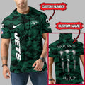 [SPECIAL OFFER] NEW CUSTOMIZED NFL25 NYJ NEW YORK JETS SHORT SLEEVE HOODIE