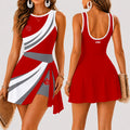 [FAN FAVORITE] NEW CUSTOMIZED NCAA FBS25 UTU UTAH UTES WOMEN'S SUMMER SKORT DRESS