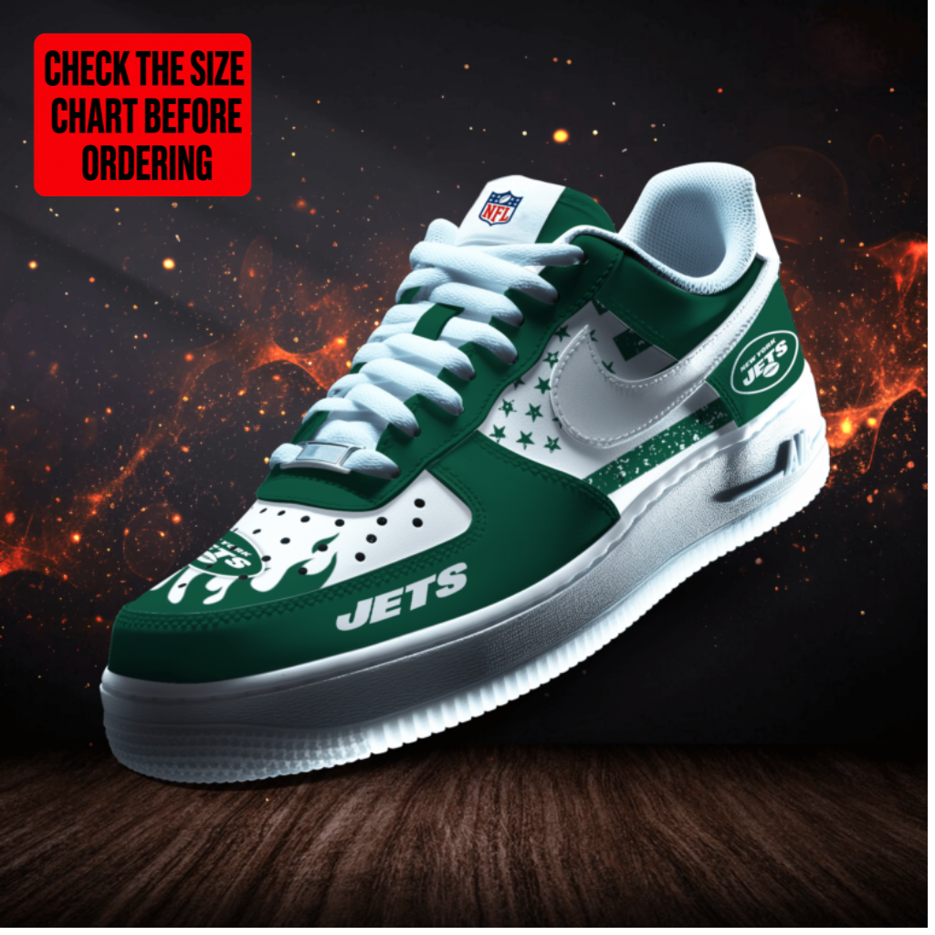[SPECIAL OFFER] NEW CUSTOMIZED NFL25 NYJ NEW YORK JETS AF1 SNEAKERS