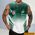 [SPECIAL OFFER] NEW CUSTOMIZED NFL25 NYJ NEW YORK JETS MEN'S GYM SHIRT