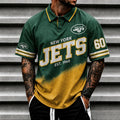 [SPECIAL OFFER] NEW CUSTOMIZED NFL25 NYJ NEW YORK JETS POLO SHIRT