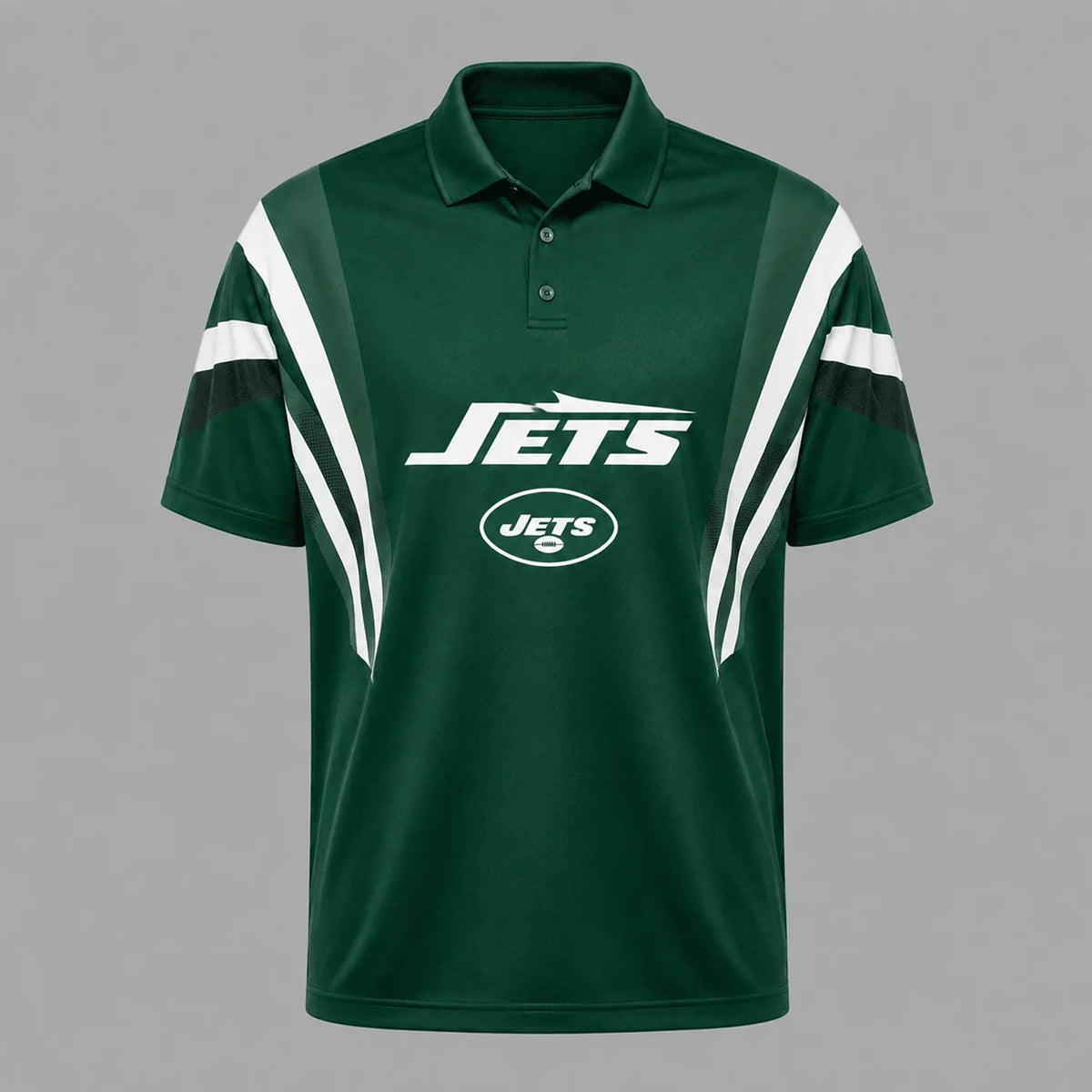 [SPECIAL OFFER] NEW CUSTOMIZED NFL25 NYJ NEW YORK JETS POLO SHIRT