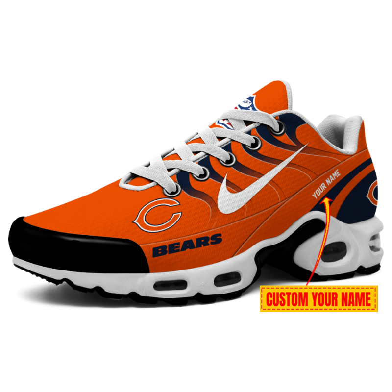[SPECIAL OFFER] NEW CUSTOMIZED NFL26 CCB CHICAGO BEARS AIR MAX PLUS SNEAKERS