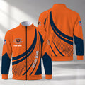 [SPECIAL OFFER] NEW CUSTOMIZED NFL26 CCB CHICAGO BEARS STAND COLLAR JACKET