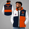 [SPECIAL OFFER] NEW CUSTOMIZED NFL26 CCB CHICAGO BEARS SLEEVELESS PUFFER VEST