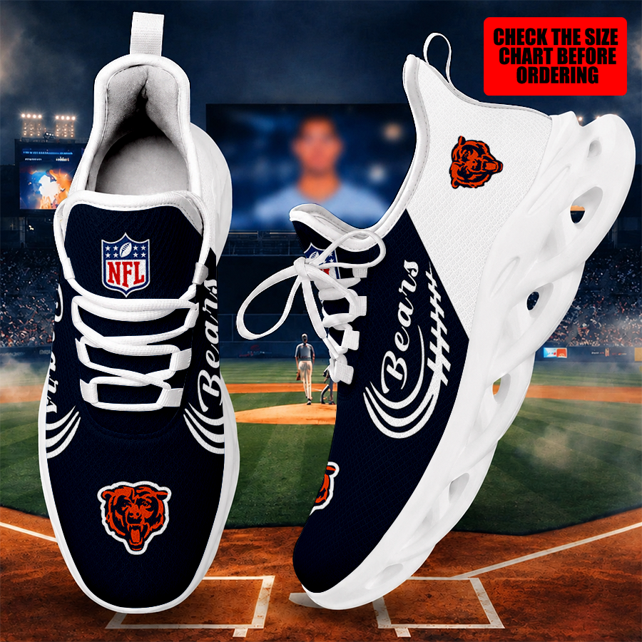 [SPECIAL OFFER] NEW CUSTOMIZED NFL26 CCB CHICAGO BEARS MAX SOUL SHOES