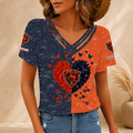 [SPECIAL OFFER] NEW CUSTOMIZED NFL26 CCB CHICAGO BEARS V-NECK SHIRT