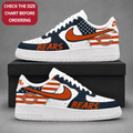 [SPECIAL OFFER] NEW CUSTOMIZED NFL26 CCB CHICAGO BEARS AF1 SHOES