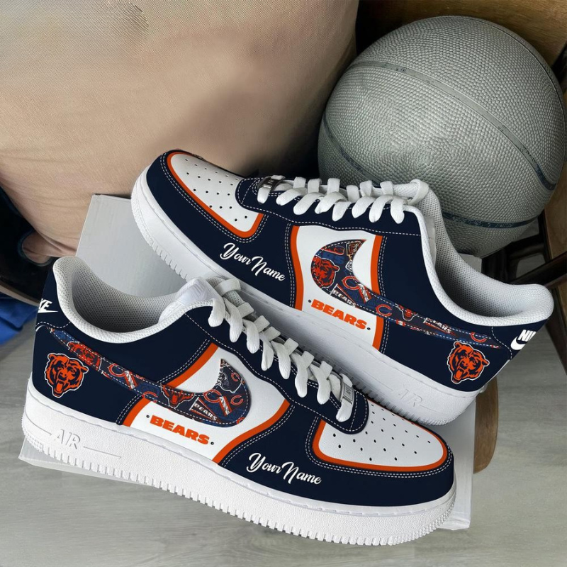 [SPECIAL OFFER] NEW CUSTOMIZED NFL26 CCB CHICAGO BEARS AF1 SNEAKERS