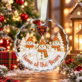 [SPECIAL OFFER] NEW CUSTOMIZED NFL26 CCB CHICAGO BEARS ROUND GLASS ORNAMENT