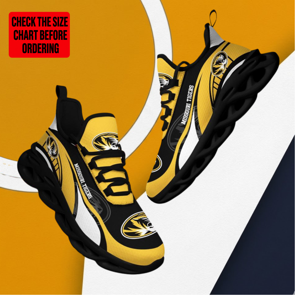 [FAN FAVORITE] NEW CUSTOMIZED NCAA FBS26 MST MISSOURI TIGERS CLUNKY SNEAKERS