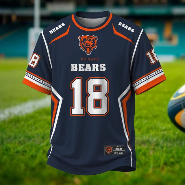 [SPECIAL OFFER] NEW CUSTOMIZED NFL26 CCB CHICAGO BEARS T-SHIRT, HOODIE, ZIP HOODIE