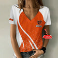 [SPECIAL OFFER] NEW CUSTOMIZED NFL26 CCB CHICAGO BEARS V-NECK FEMALE SHIRT