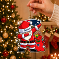[SPECIAL OFFER] NEW CUSTOMIZED NFL27 NEP NEW ENGLAND PATRIOTS CHRISTMAS ACRYLIC ORNAMENT