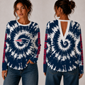 [SPECIAL OFFER] NEW CUSTOMIZED NFL27 NEP NEW ENGLAND PATRIOTS WOMEN'S BACK V-CUT LONG-SLEEVE SHIRT