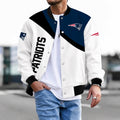 [SPECIAL OFFER] NEW CUSTOMIZED NFL27 NEP NEW ENGLAND PATRIOTS SATIN VARSITY & BASEBALL JACKET
