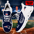 [SPECIAL OFFER] NEW CUSTOMIZED NFL27 NEP NEW ENGLAND PATRIOTS MAX SOUL SHOES