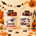 [SPECIAL OFFER] NEW CUSTOMIZED NFL27 NEP NEW ENGLAND PATRIOTS HALLOWEEN BASKET