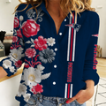 [SPECIAL OFFER] NEW CUSTOMIZED NFL27 NEP NEW ENGLAND PATRIOTS WOMEN CASUAL SHIRT