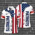 [SPECIAL OFFER] NEW CUSTOMIZED NFL27 NEP NEW ENGLAND PATRIOTS POLO SHIRT