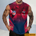 [SPECIAL OFFER] NEW CUSTOMIZED NFL27 NEP NEW ENGLAND PATRIOTS MEN'S GYM SHIRT