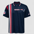 [SPECIAL OFFER] NEW CUSTOMIZED NFL27 NEP NEW ENGLAND PATRIOTS POLO SHIRT