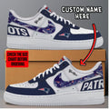 [SPECIAL OFFER] NEW CUSTOMIZED NFL27 NEP NEW ENGLAND PATRIOTS AF1 SNEAKERS