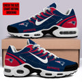 [SPECIAL OFFER] NEW CUSTOMIZED NFL27 NEP NEW ENGLAND PATRIOTS AIR MAX PLUS SNEAKERS