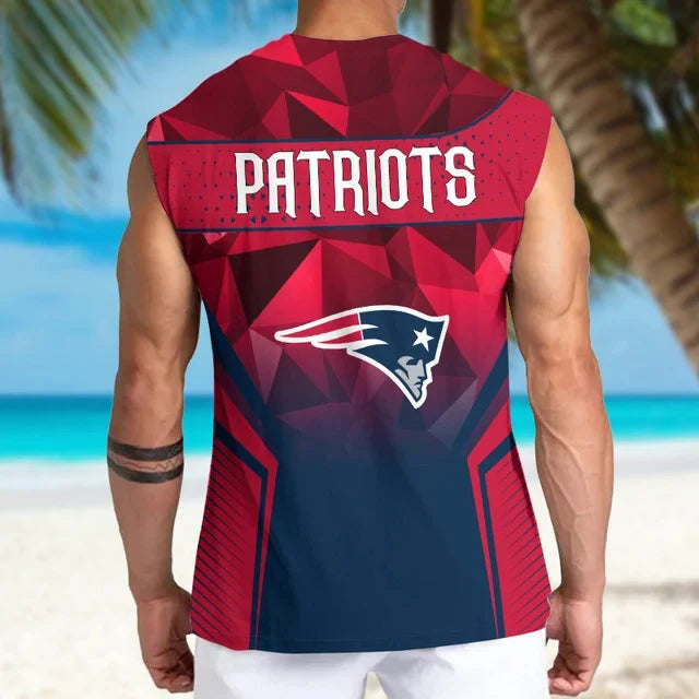 [SPECIAL OFFER] NEW CUSTOMIZED NFL27 NEP NEW ENGLAND PATRIOTS MEN'S GYM SHIRT
