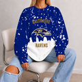 [SPECIAL OFFER] NEW CUSTOMIZED NFL28 BTR BALTIMORE RAVENS UNISEX SWEATSHIRT