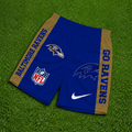 [SPECIAL OFFER] NEW CUSTOMIZED NFL28 BTR BALTIMORE RAVENS SHORT PANTS