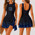 [FAN FAVORITE] NEW CUSTOMIZED NCAA FBS28 NFI NOTRE DAME FIGHTING IRISH WOMEN'S SUMMER SKORT DRESS