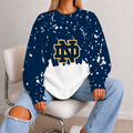 [FAN FAVORITE] NEW CUSTOMIZED NCAA FBS28 NFI NOTRE DAME FIGHTING IRISH UNISEX SWEATSHIRT