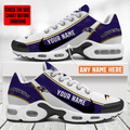 [SPECIAL OFFER] NEW CUSTOMIZED NFL28 BTR BALTIMORE RAVENS AIR MAX PLUS SNEAKERS