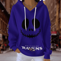 [SPECIAL OFFER] NEW CUSTOMIZED NFL28 BTR BALTIMORE RAVENS RIBBED HOODIE & SWEATSHIRT