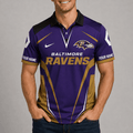 [SPECIAL OFFER] NEW CUSTOMIZED NFL28 BTR BALTIMORE RAVENS POLO SHIRT