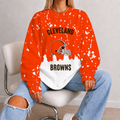 [SPECIAL OFFER] NEW CUSTOMIZED NFL29 CLB CLEVELAND BROWNS UNISEX SWEATSHIRT