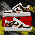 [SPECIAL OFFER] NEW CUSTOMIZED NFL29 CLB CLEVELAND BROWNS AF1 SHOES