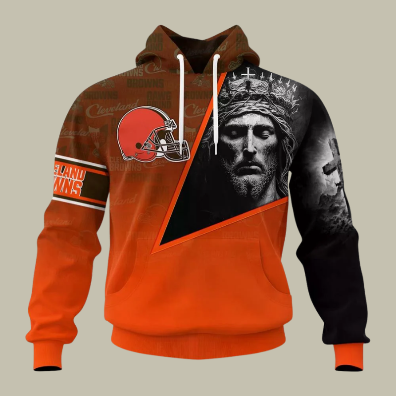 [SPECIAL OFFER] NEW CUSTOMIZED NFL29 CLB CLEVELAND BROWNS GOD'S BLESSING T-SHIRT, HOODIE & ZIP HOODIE